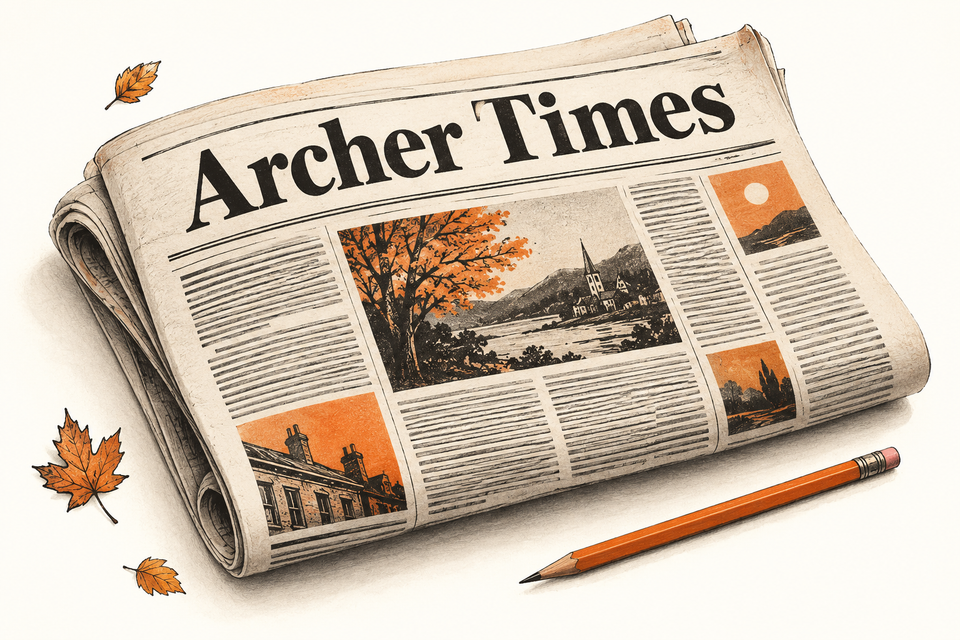 Archer Times fall advertising